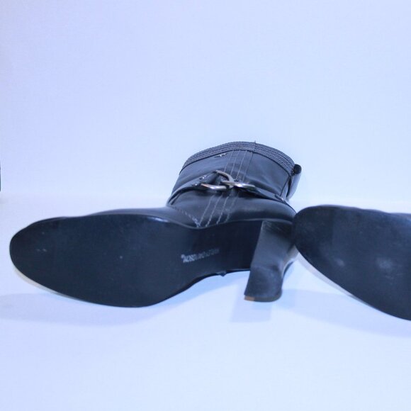 Harley Davidson Women's Leather Boots Side Zip 85050 Motorcycle High Heels 7.5 - Picture 5 of 7